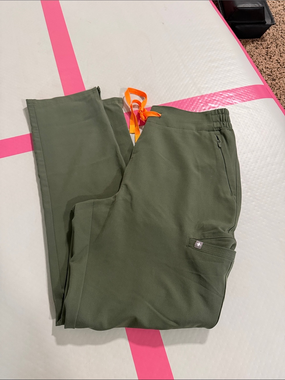 Figs moss scrub pant